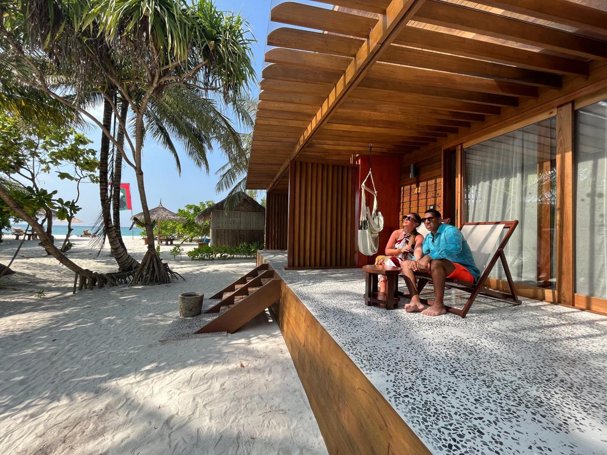 The Barefoot Eco Hotel Hanimaadhoo Island Exteriör bild